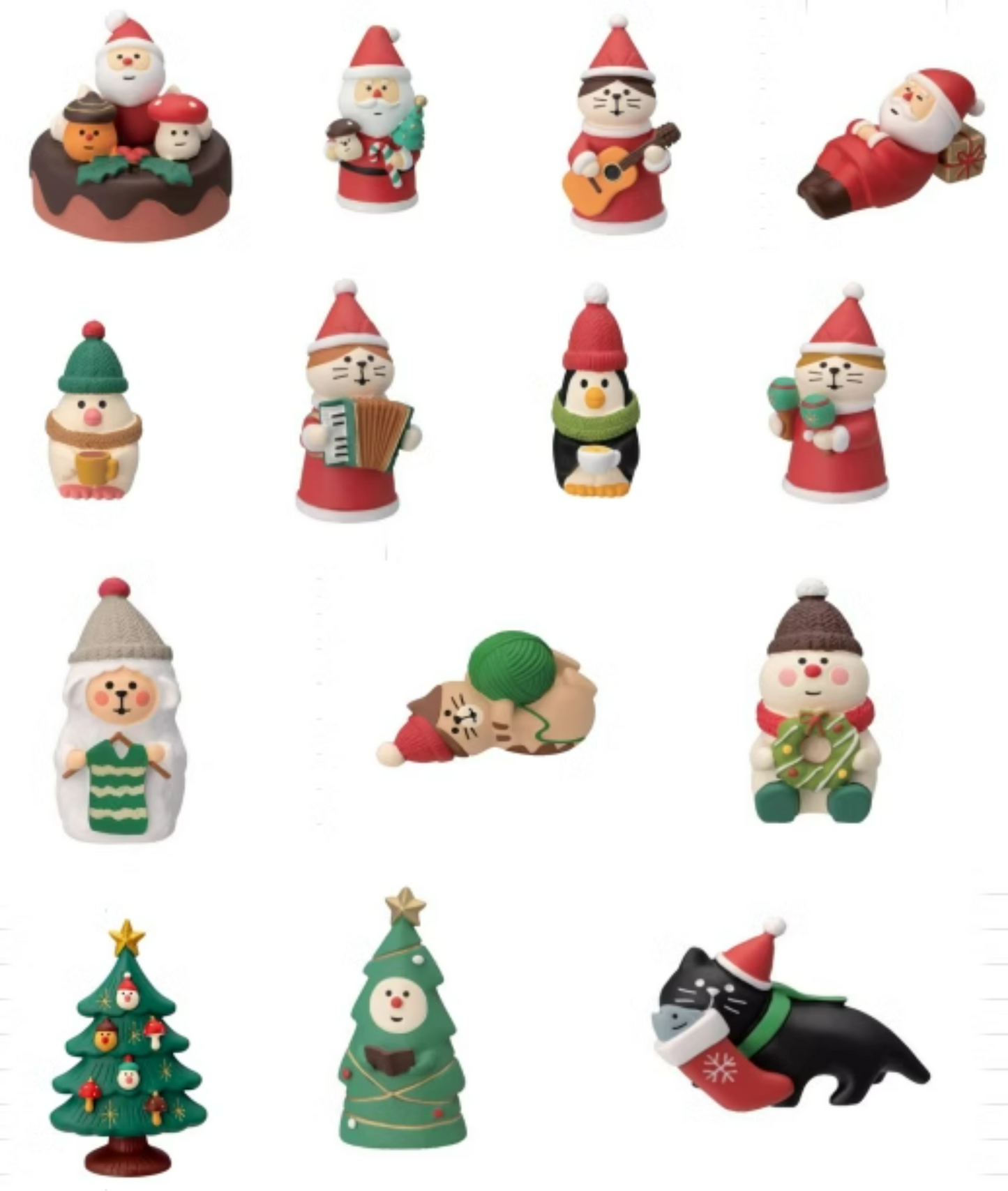 Christmas Gift Santa Claus Finch Snowman Japanese Ball Decoration