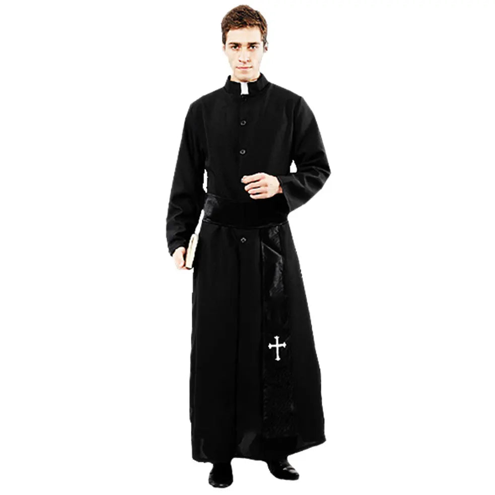 Priest & Bishop Cosplay Costume for Men – Clergyman Robe