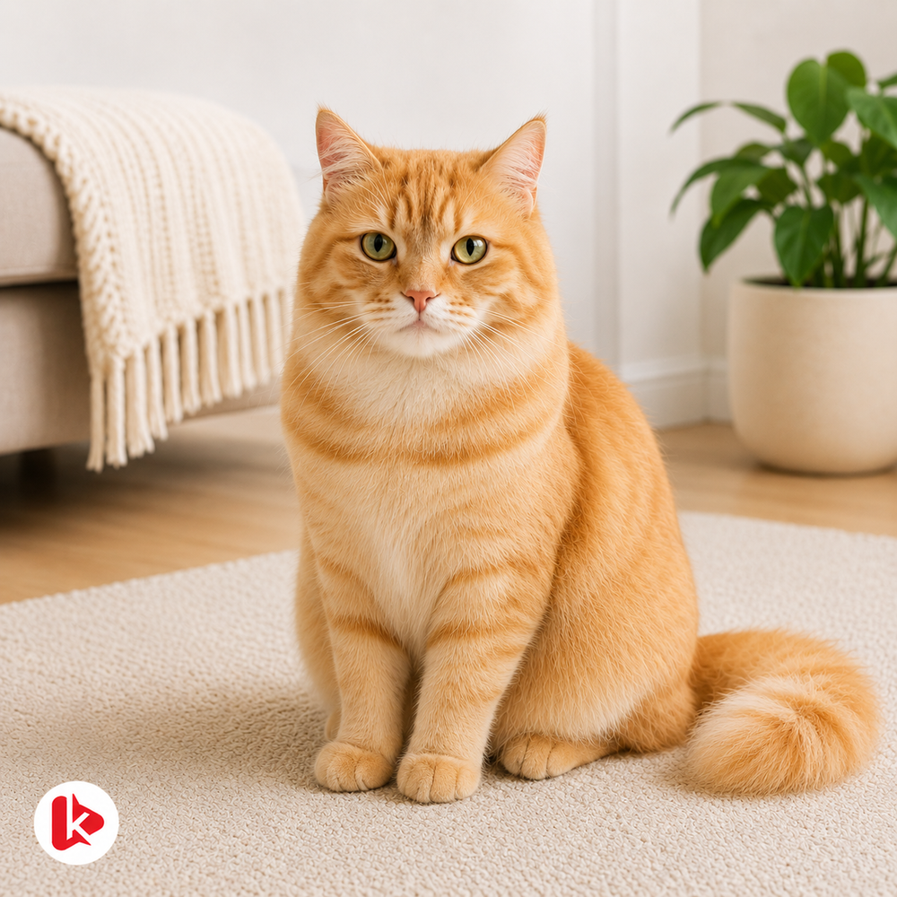 Long-haired cat after grooming with a smooth, clean, and well-groomed coat | Kimi Hub