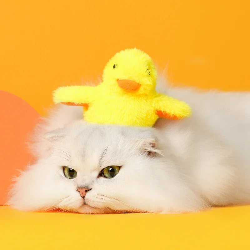 Interactive Electric Duck Toy for Cats
