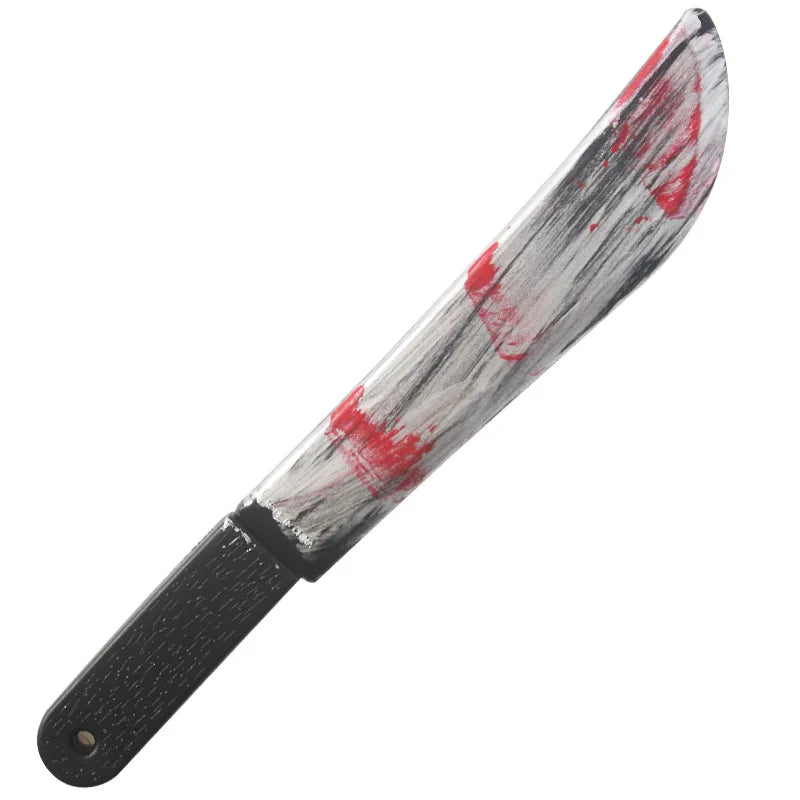 Fake Bloody Knife Prop – Plastic Halloween Party Decoration