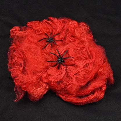 Stretchy Spider Web Cobweb – Halloween Party Decor, 1–10 Bags