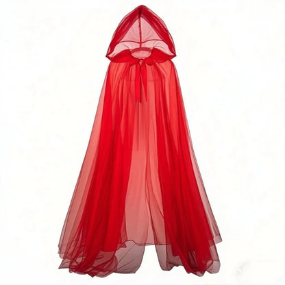 Hooded Ghost Cloak Costume – Death God Witch Cosplay Dress