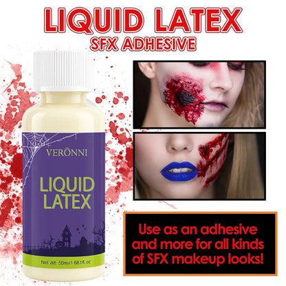 Liquid Latex SFX Makeup — Realistic Fake Skin, Scars & Wound Effects