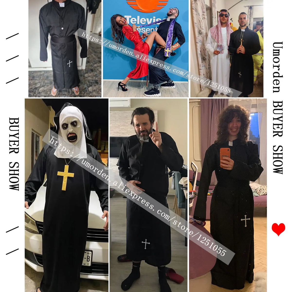 Priest & Bishop Cosplay Costume for Men – Clergyman Robe