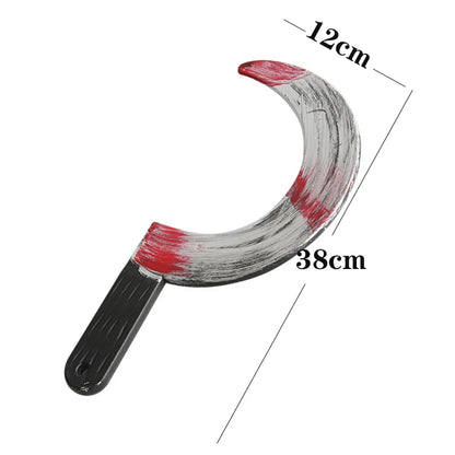 Fake Bloody Knife Prop – Plastic Halloween Party Decoration