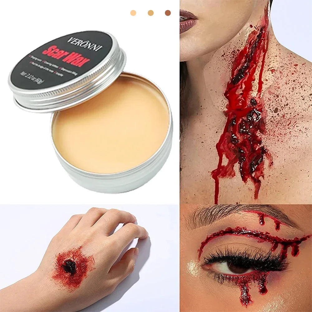 Scar Wax SFX Makeup Kit — Halloween Wound & Skin Effects