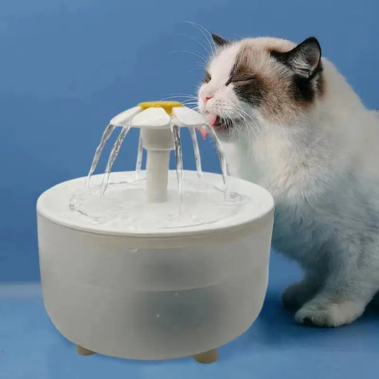 1.2L Automatic Cat Water Fountain – USB Filtered Pet Dispenser