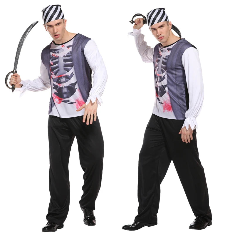 Swashbuckling Pirate Captain Costume for Men