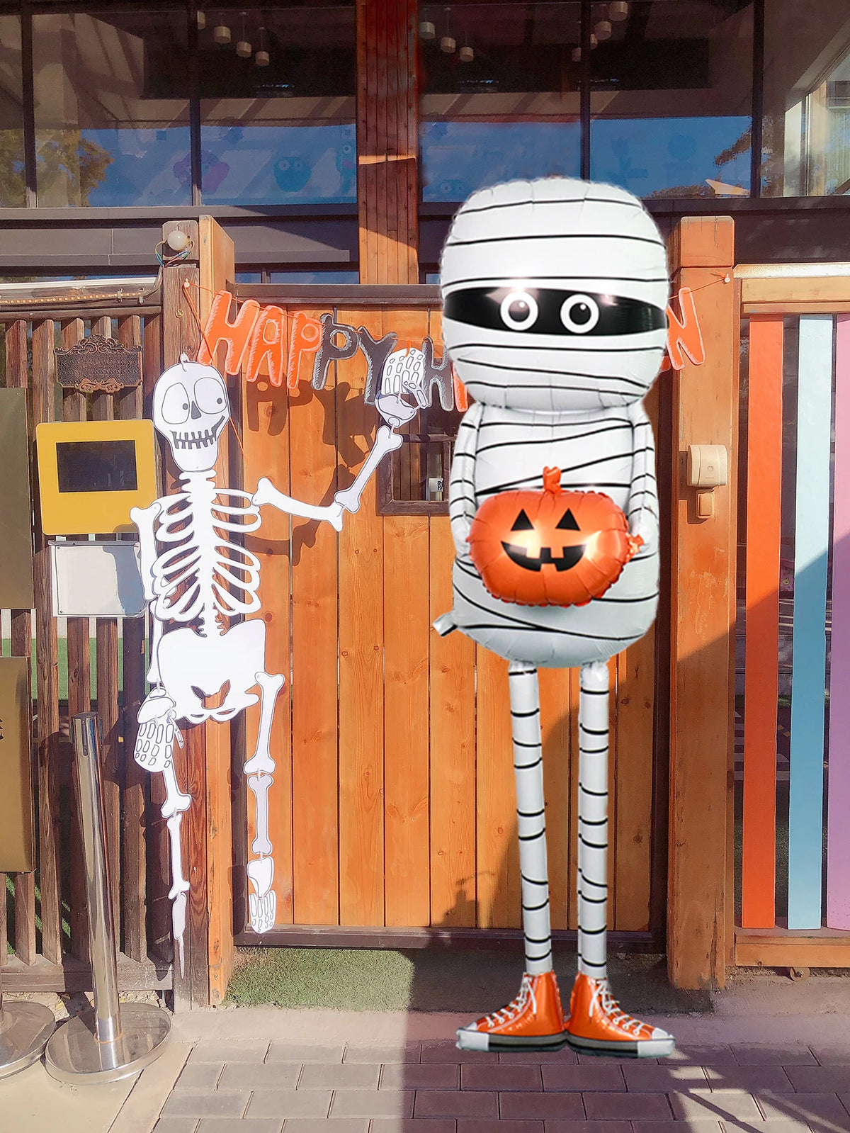 Halloween Mummy Pumpkin Balloon – Trick or Treat Party Decor