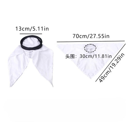 Cat head scarf costume hat for cats and small dogs