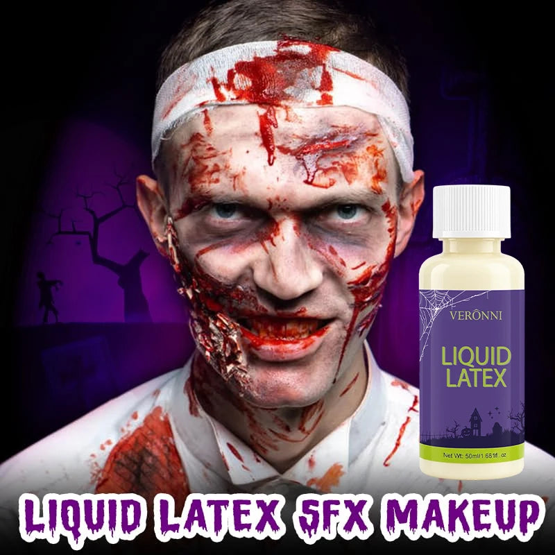 Liquid Latex SFX Makeup — Realistic Fake Skin, Scars & Wound Effects