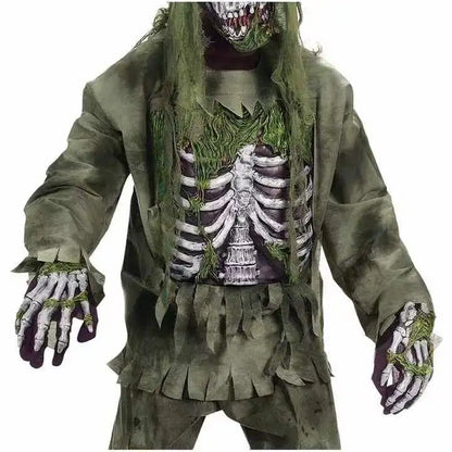 Zombie Skeleton Costume for Kids & Adults – Scary Halloween Outfit