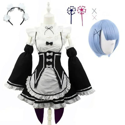 Anime Cosplay Dress for Women – Halloween Costume Set