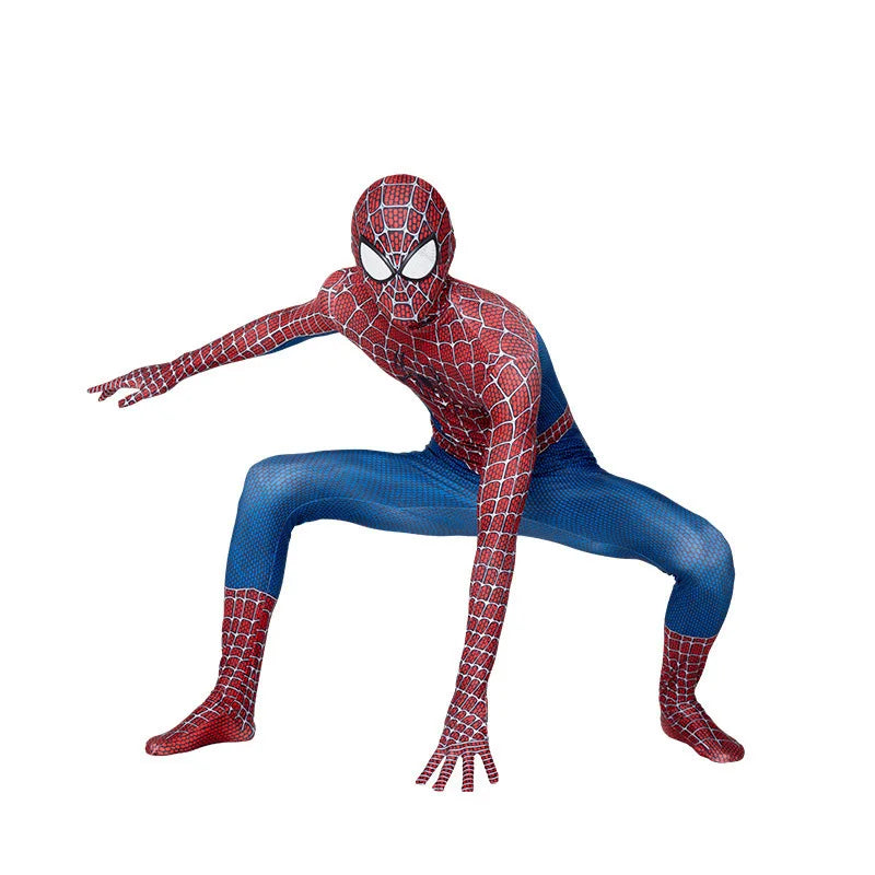 Web-Slinger Superhero Cosplay Suit - Full Body Zentai Halloween Costume