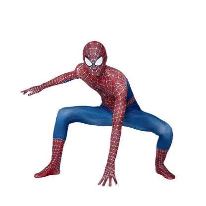 Web-Slinger Superhero Cosplay Suit - Full Body Zentai Halloween Costume
