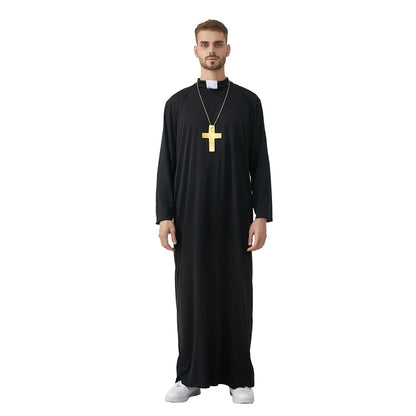 Priest & Bishop Costume for Men - Clergyman Cosplay Outfit