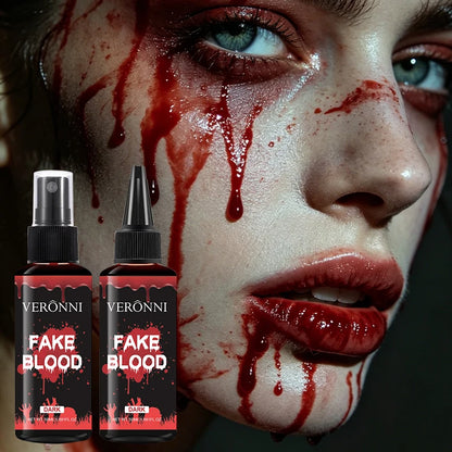 Realistic Fake Blood Gel — Halloween SFX Makeup for Wounds & Scars, 50ml