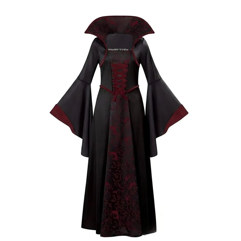 Girls Witch & Vampire Fancy Dress Costume with Accessories