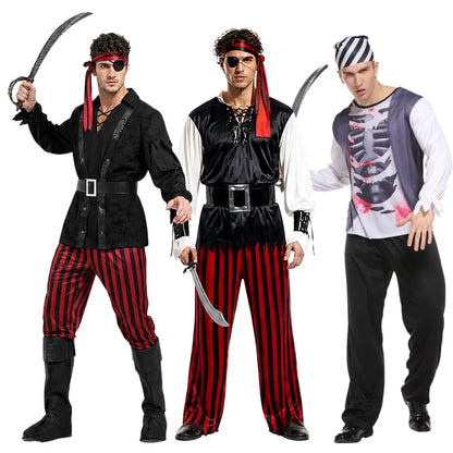 Swashbuckling Pirate Captain Costume for Men