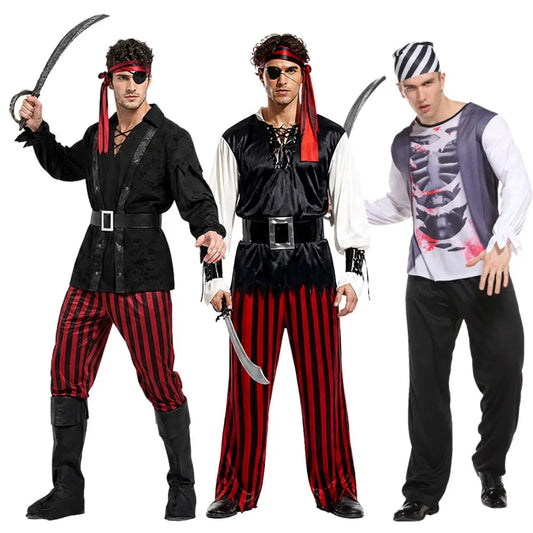 Swashbuckling Pirate Captain Costume for Men