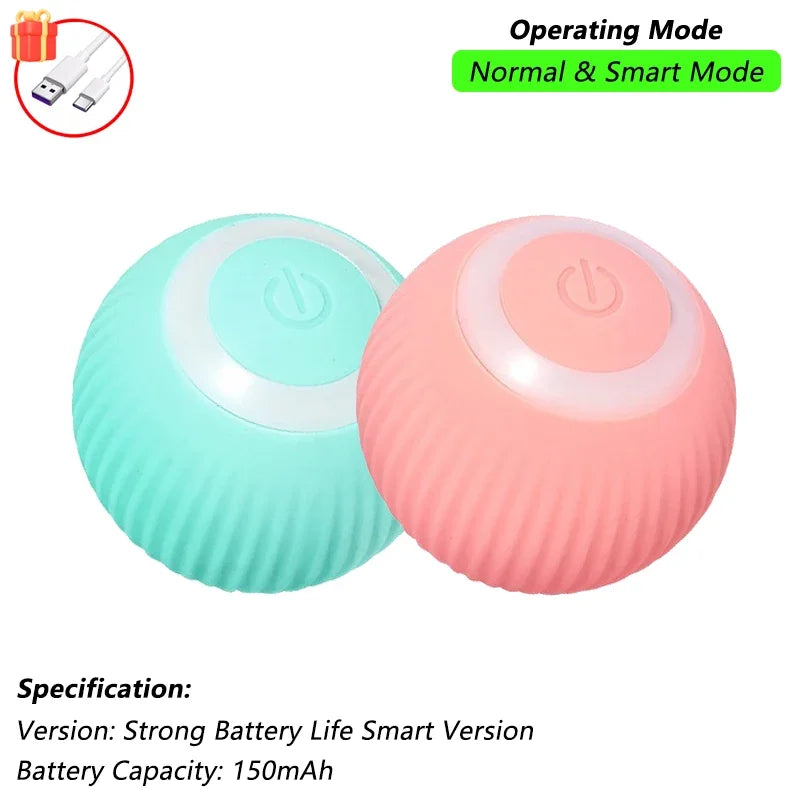 Two round devices, one green and one pink, with power symbols on a white background.