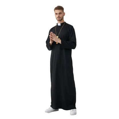 Priest & Bishop Costume for Men - Clergyman Cosplay Outfit