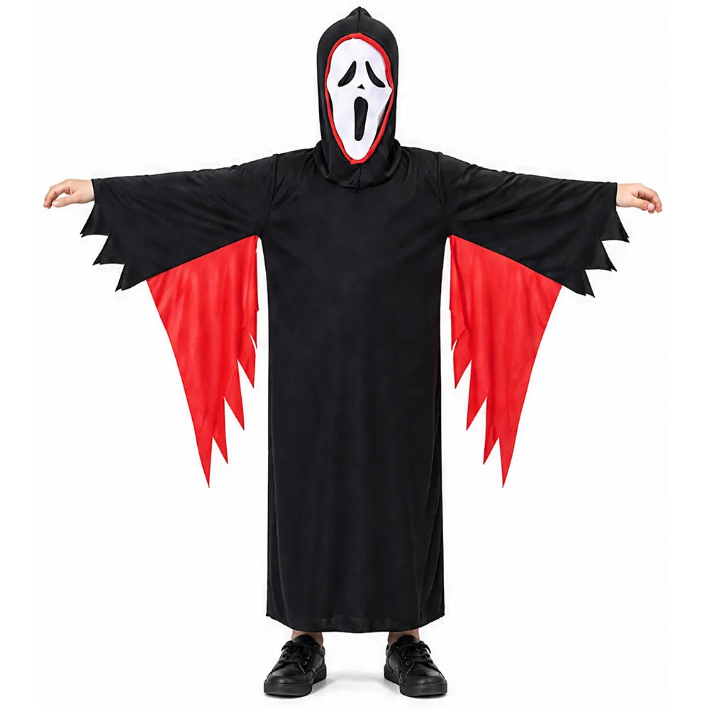 Death God Ghost Costume for Men – Horror Cosplay Robe & Hood