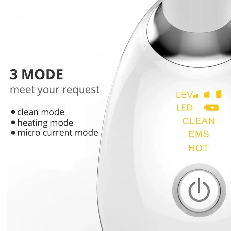7 Color LED Face & Neck Massager – EMS Skin Tightening Device