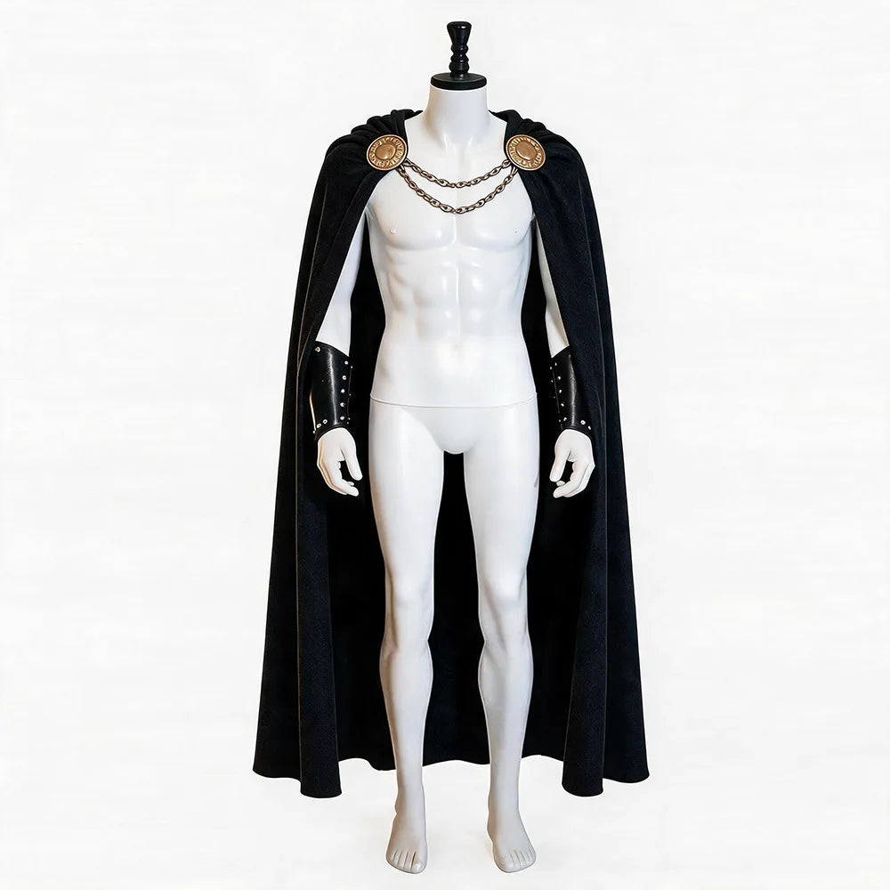 Ancient Warrior King Cosplay Costume – Medieval Knight Cape & Armor