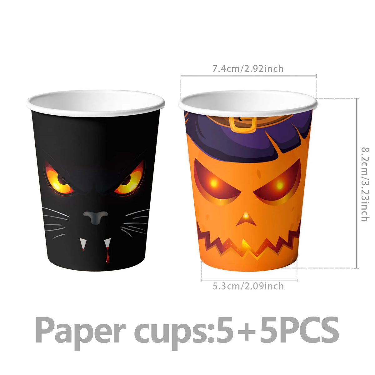 Ghost Halloween Party Decoration Set – Tableware, Balloons & Banners