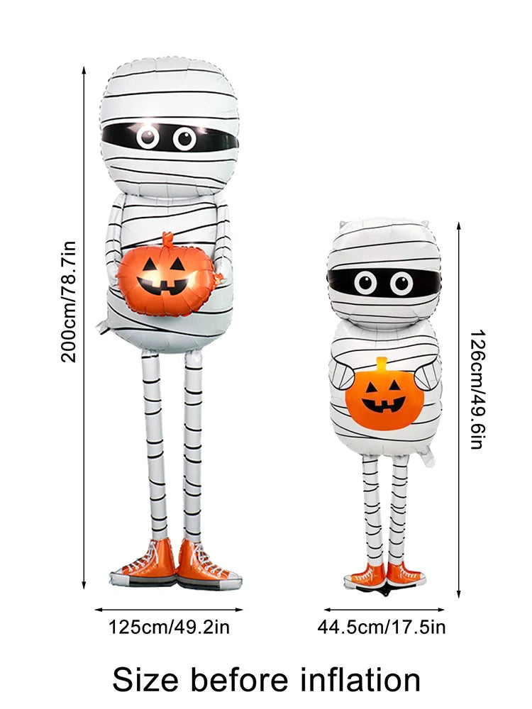Halloween Mummy Pumpkin Balloon – Trick or Treat Party Decor