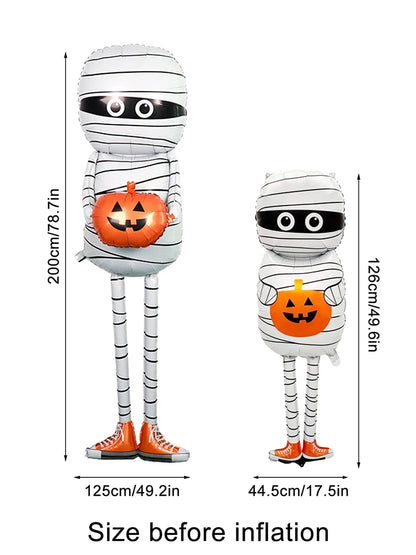 Halloween Mummy Pumpkin Balloon – Trick or Treat Party Decor