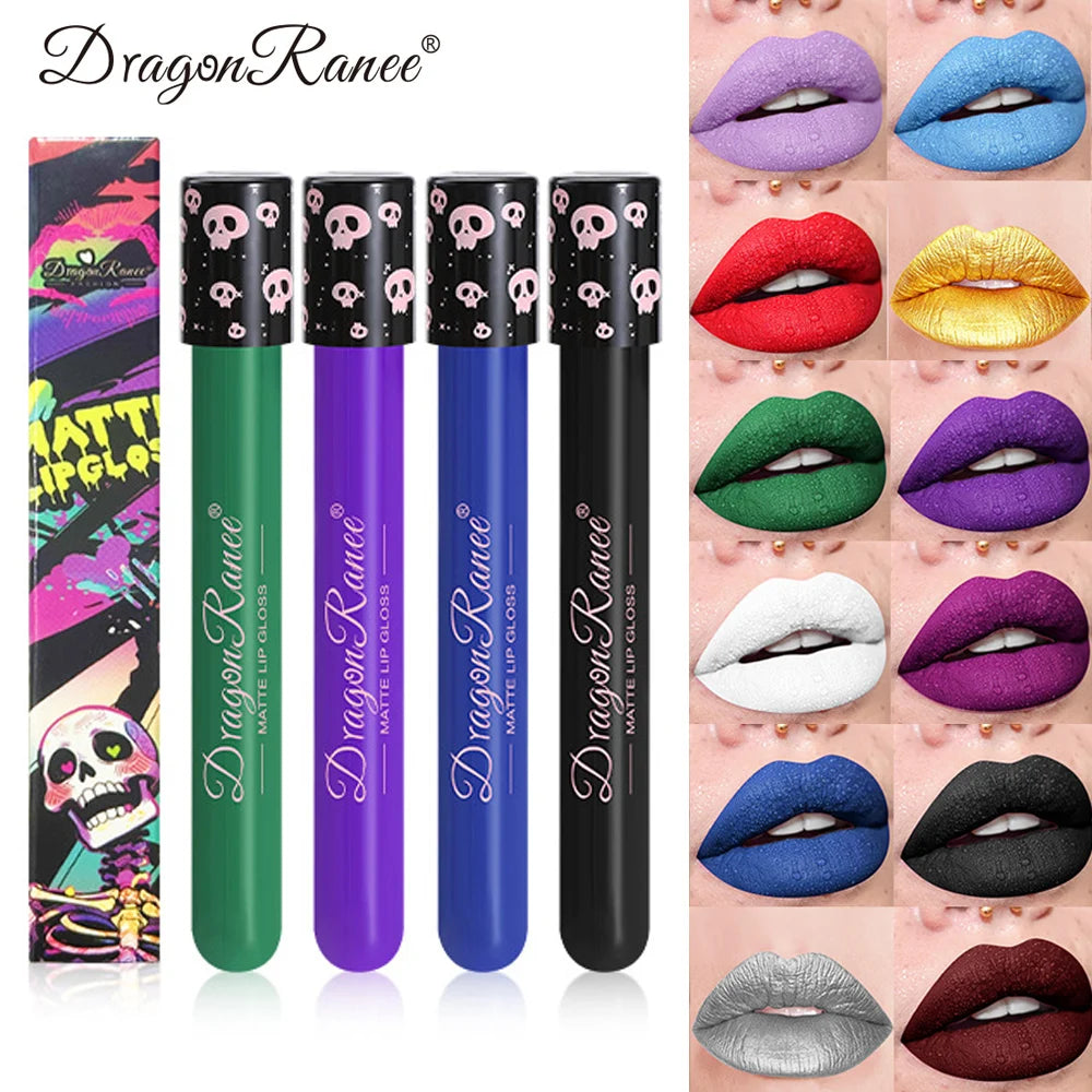 12-Shade Matte Lip Tint Set