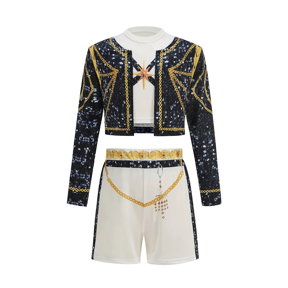 80s Pop Icon Dance Costume for Boys - Halloween Hip Hop Performance Outfit