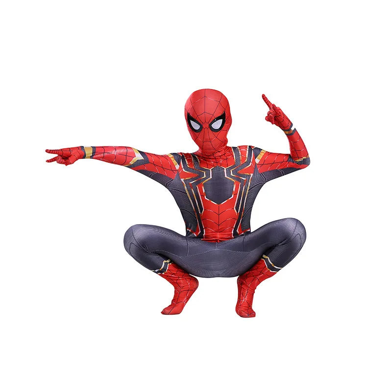 Web-Slinger Superhero Cosplay Suit - Full Body Zentai Halloween Costume