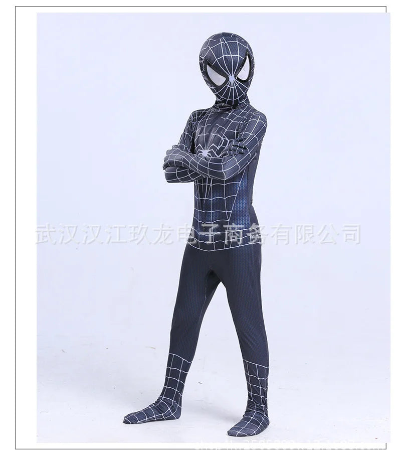 Web-Slinger Superhero Cosplay Suit - Full Body Zentai Halloween Costume