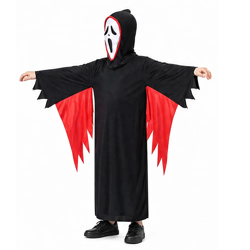 Death God Ghost Costume for Men – Horror Cosplay Robe & Hood