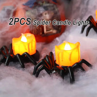 Spider Candle 2pcs