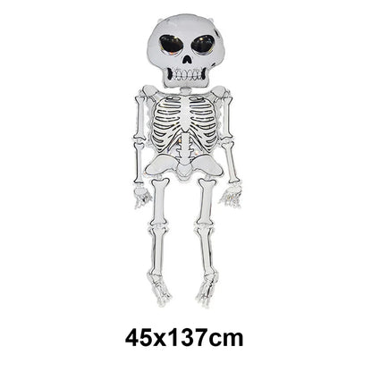 Ghost Halloween Party Decoration Set – Tableware, Balloons & Banners