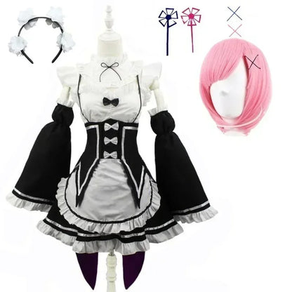 Anime Cosplay Dress for Women – Halloween Costume Set