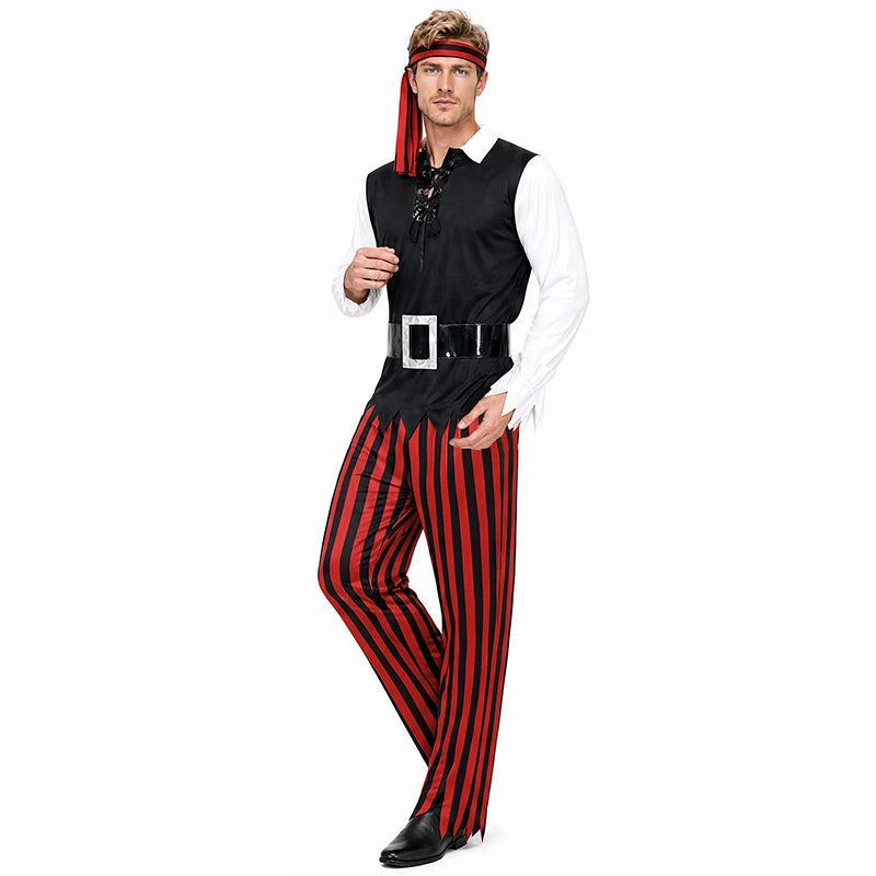 Swashbuckling Pirate Captain Costume for Men