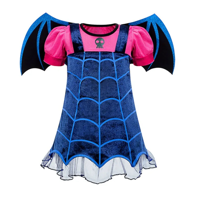 Purple Bat Vampire Costume for Girls – Halloween Fantasy Dress