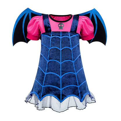 Purple Bat Vampire Costume for Girls – Halloween Fantasy Dress