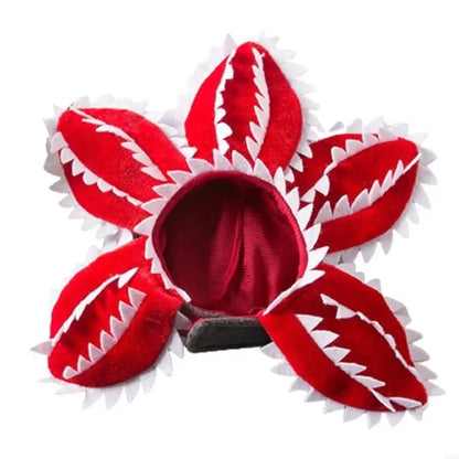 Scary Monster Flower Pet Hat – Halloween Cat & Dog Headwear