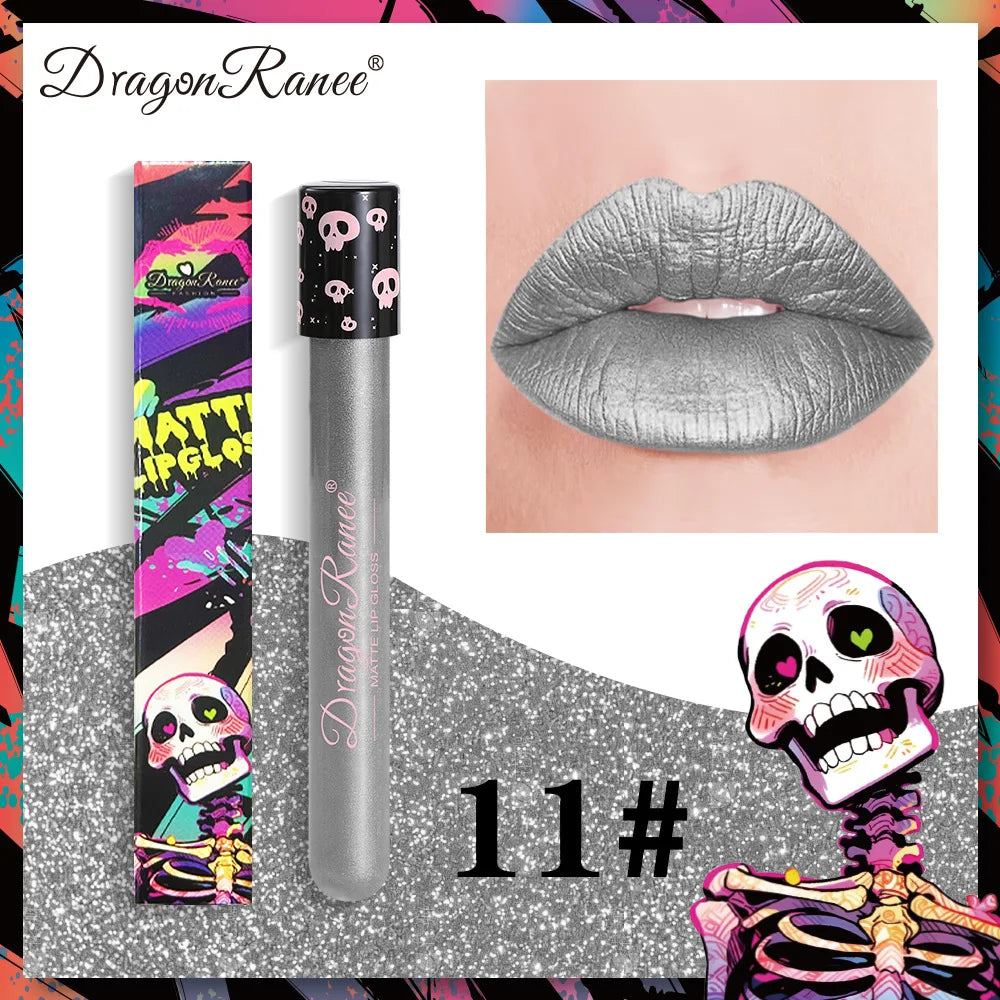 12-Shade Matte Lip Tint Set | Waterproof & Smudge-Proof Lipstick Palette
