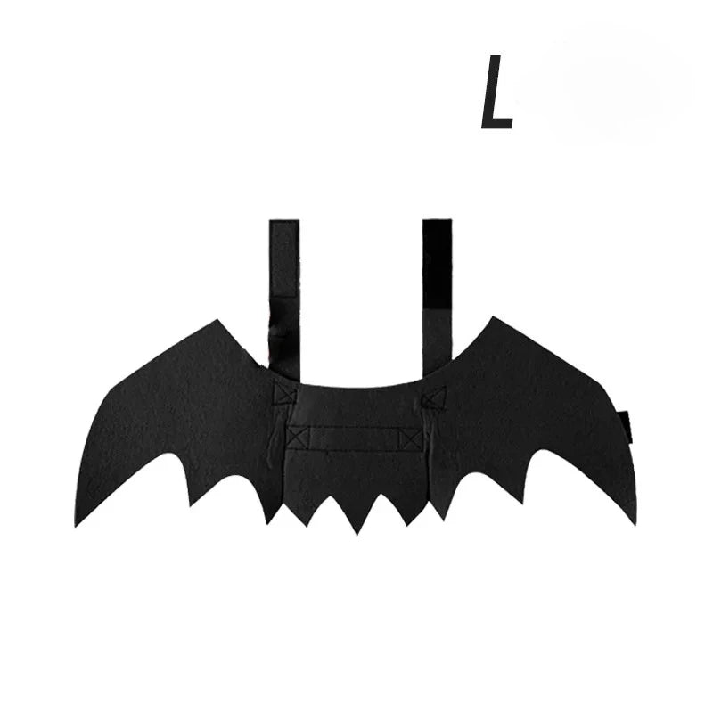 Felt Bat Wings Pet Costume – Halloween Outfit for Small Dogs & Cats