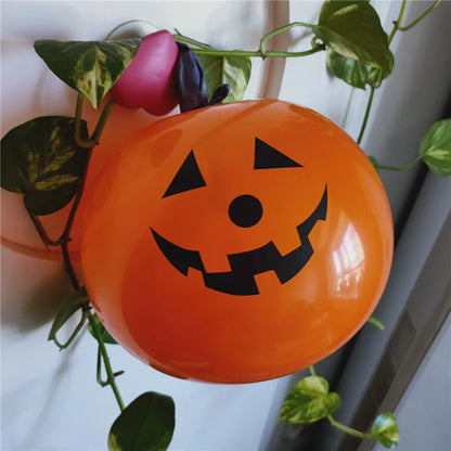 Pumpkin Latex Balloons, 5 or 10 Pack – Halloween Party Decor