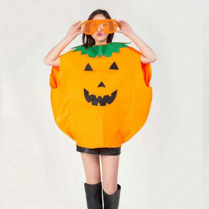 Pumpkin Costume Set with Hat – Adult Halloween Costume
