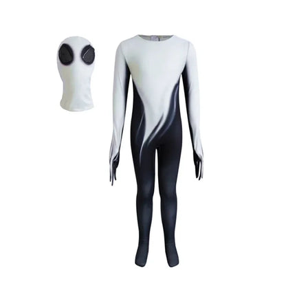 Spooky Ghosts & Goblins Grim Reaper Costume Jumpsuit with Mask - Kids & Adults
